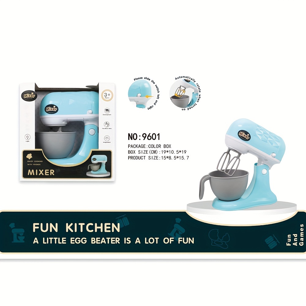  Kitchen Appliances Toy,Kids Kitchen Pretend Accessories Play  Set,Coffee Maker Machine,Blender,Mixer and Kettle with Realistic Light and  Sounds,Play Kitchen Set for Kids Boys Girls : Toys & Games