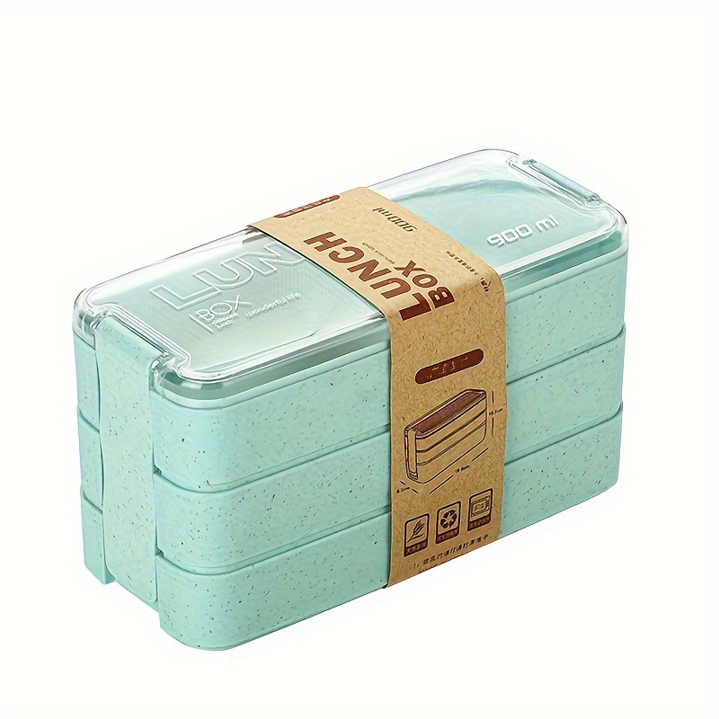 Portable Bento Box, 3-layers Lunch Box, Food Storage Tableware Outdoor Home  Kitchen Accessories - Temu