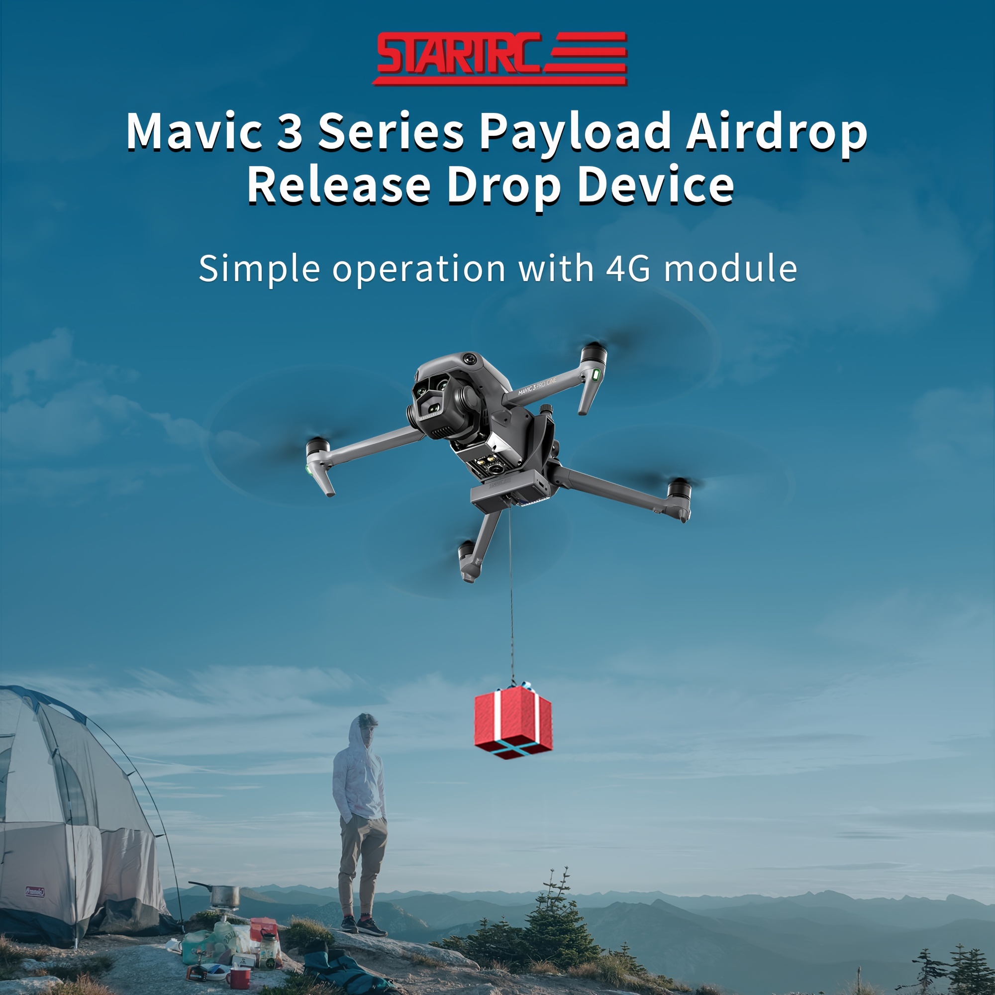 STARTRC Mavic 3 Classic Mavic 3 Landing Gear Foldable Extended Landing Leg  for DJI Mavic 3/Mavic 3 Classic drone（Not for Mavic 3 Pro）