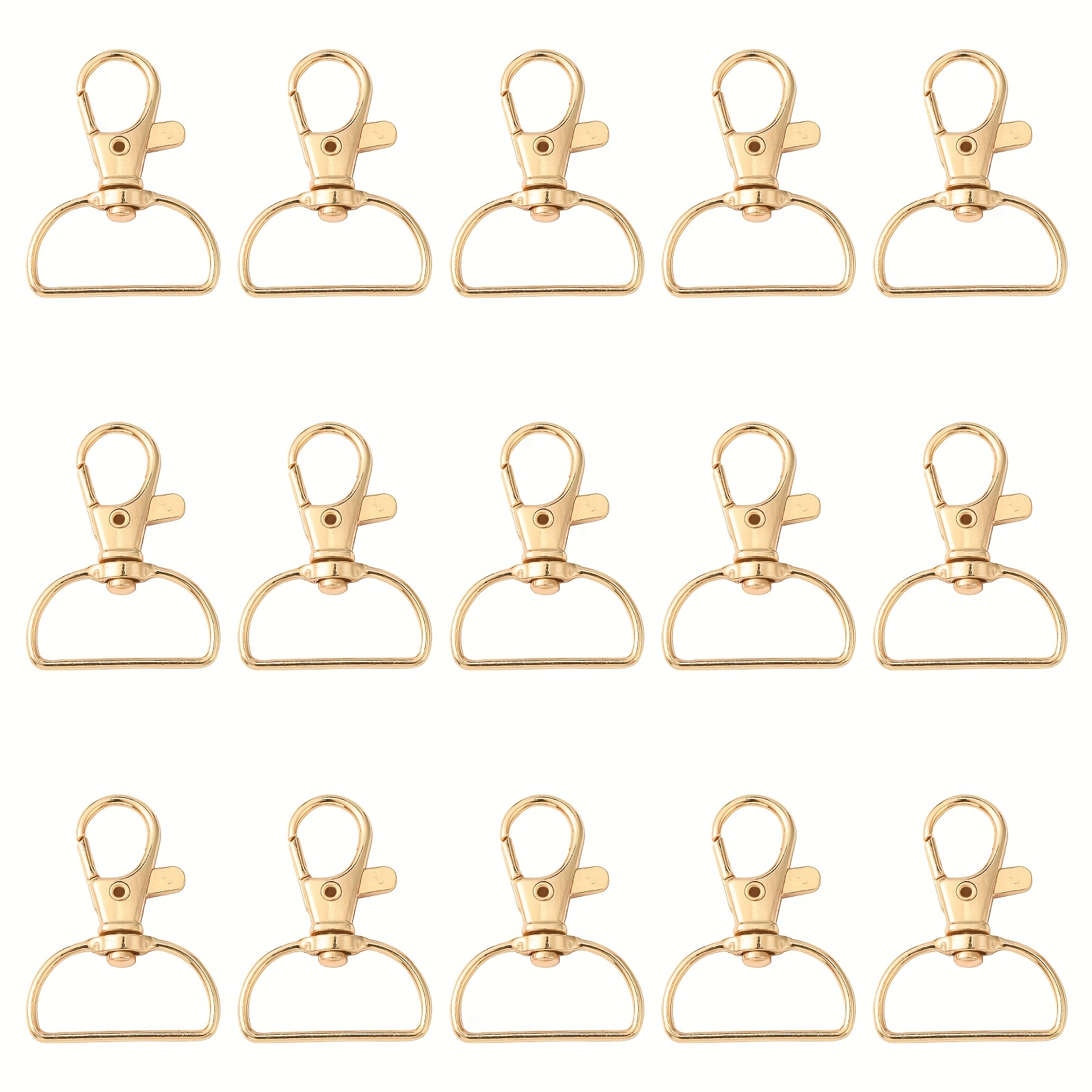 10 pièces coeur homard fermoir crochet pince boucle ressort Snap pour  bricolage porte-clés bijoux porte-anneau porte-clés faisant des fournitures  accessoires - Temu France