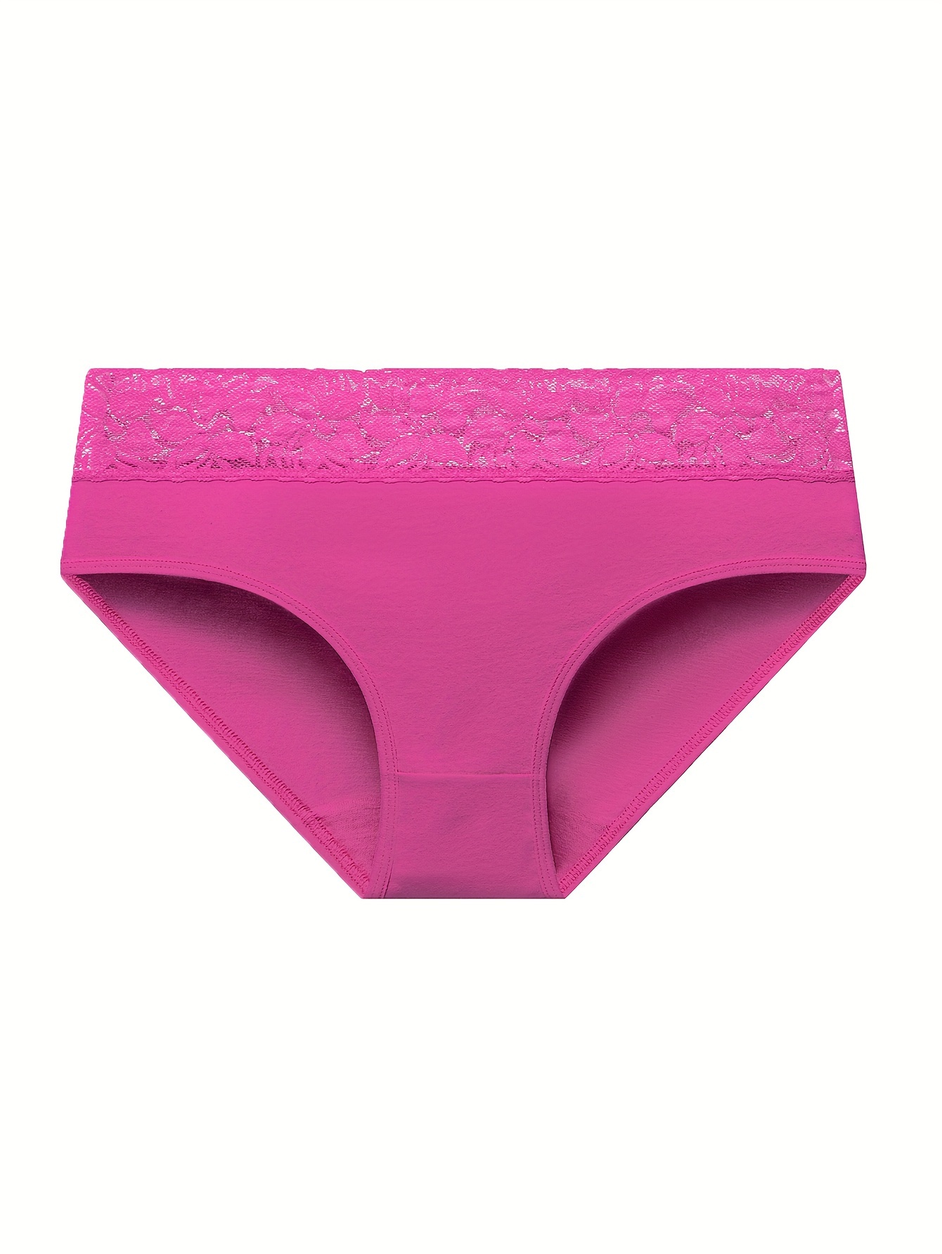 Plus Size Sexy Panties Set Women's Plus Soft Contrast Lace - Temu