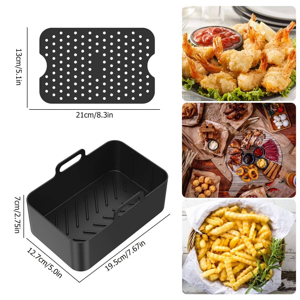 Air Fryer Silicone Pad Multifunctional Liner Silicone Pad - Temu