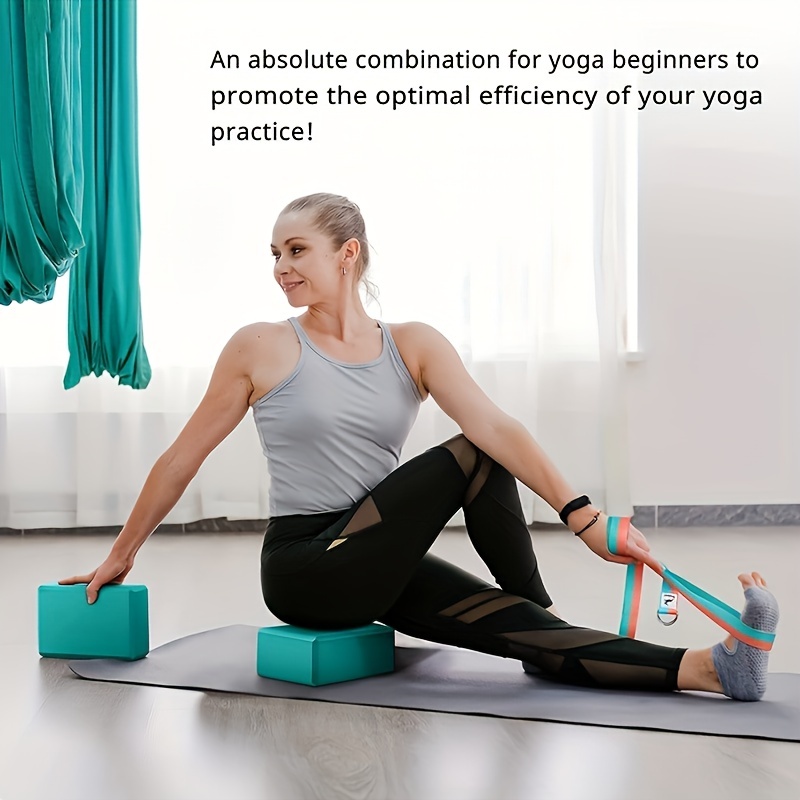 Eva Solid Color Lightweight Yoga Blocks Non slip Soft - Temu