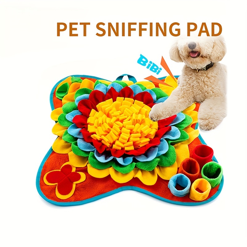 Dog Snuffle Mat Pet Puzzle Toy Sniffing Training Pad Activity Blanket  Feeding Mat for Dog Release Stress Washable Yummy Mats Toy
