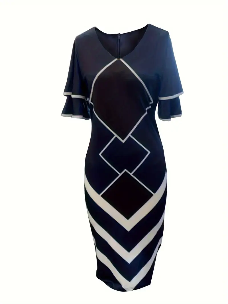 argyle print bodycon dress Sleeveless Argyle Print Mini Bodycon Dress