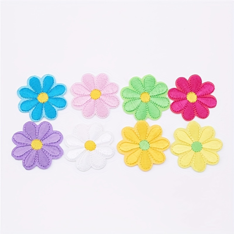 Small Flower Rose Flower Cloth Stickers Decorative Decals - Temu