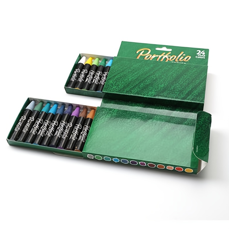 Crayola Portfolio Series Water Soluble Oil Pastels, Assorted Colors - 12 count