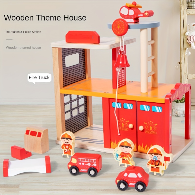 Police and best sale fire station toy