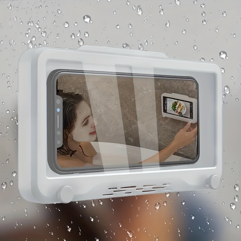 Waterproof Mobile Phone Box No Need Dig Holes Wall Hanging - Temu