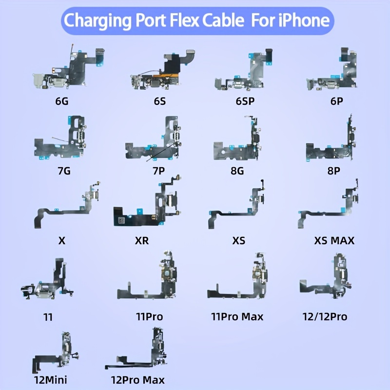 Câble Flex du Port de Charge pour iPhone 8 Plus (Or)