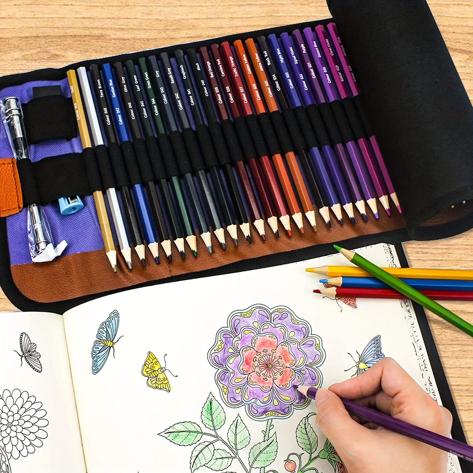 Coloring Pencils For Coloring Book Coloring Drawing Set Art - Temu