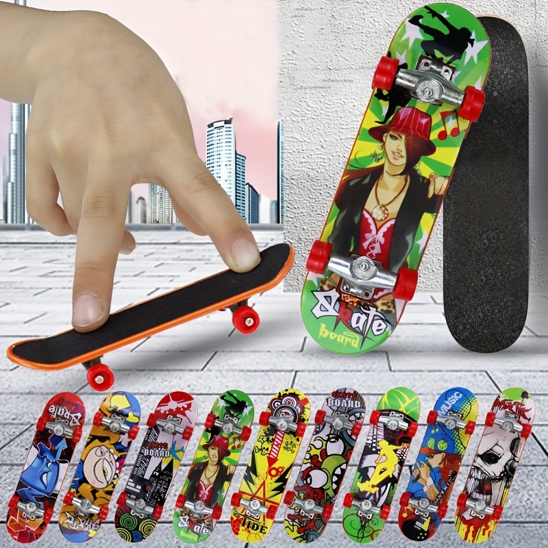 SkateBoard à doigts en bois, jouet, Stents professionnels