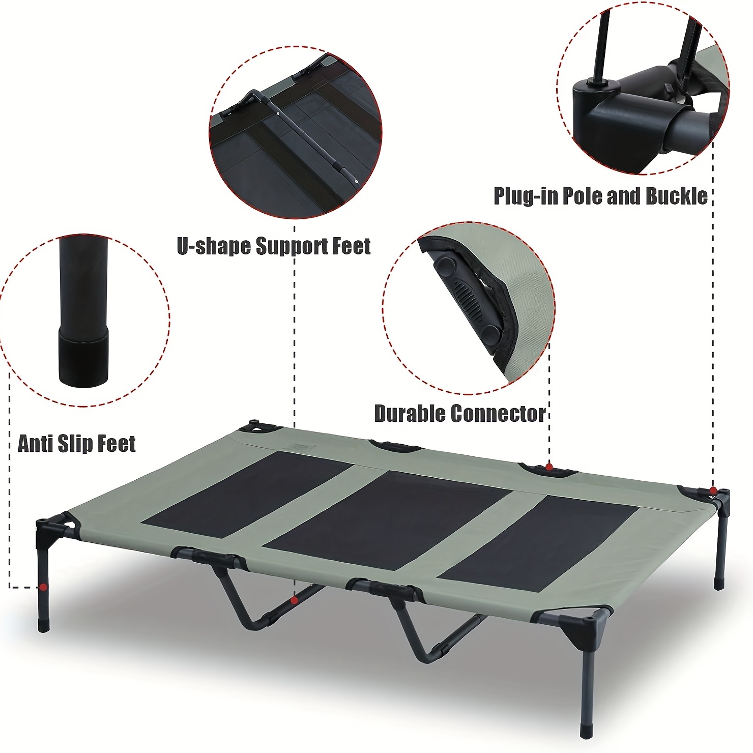 Dog trampoline bed big sales w