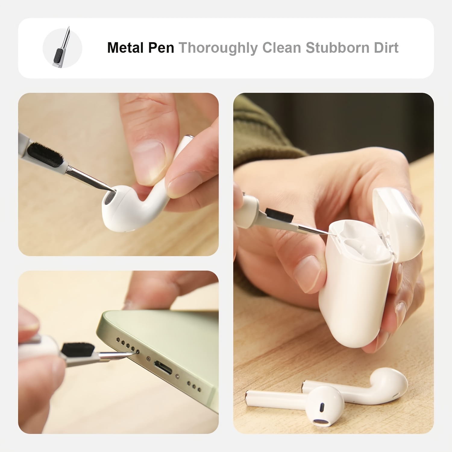 1pc Kit de nettoyage de casque pour Pro 1 2 3 stylo - Temu Belgium