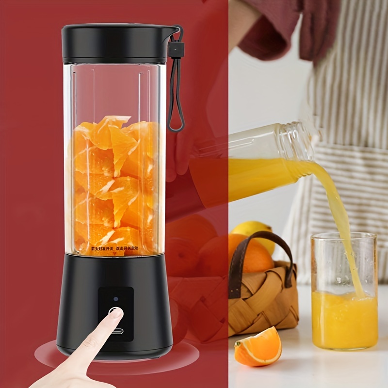 Mixeur Portable, Blender Mixeur pour Shakes et Smoothies 13.5 oz Mini  Blenders avec 6 Lames Tranchantes pour Cuisine Salle de Sport Bureau de  Voyage