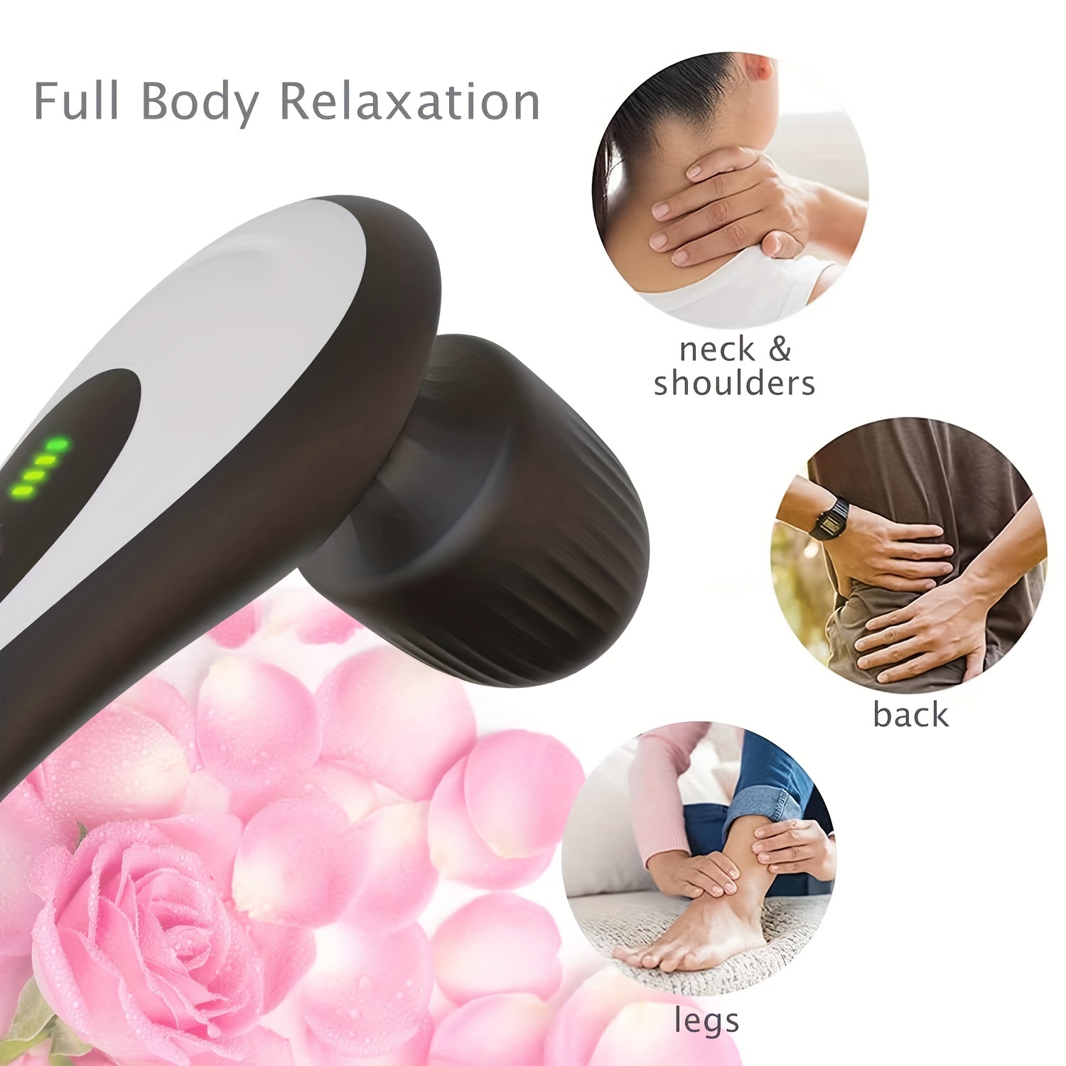 Neck Massager,Back Massager for Neck Pain Relief,Inflatable Shoulder  Massager with Rechargeable and Cordless Pillow for Travel - AliExpress