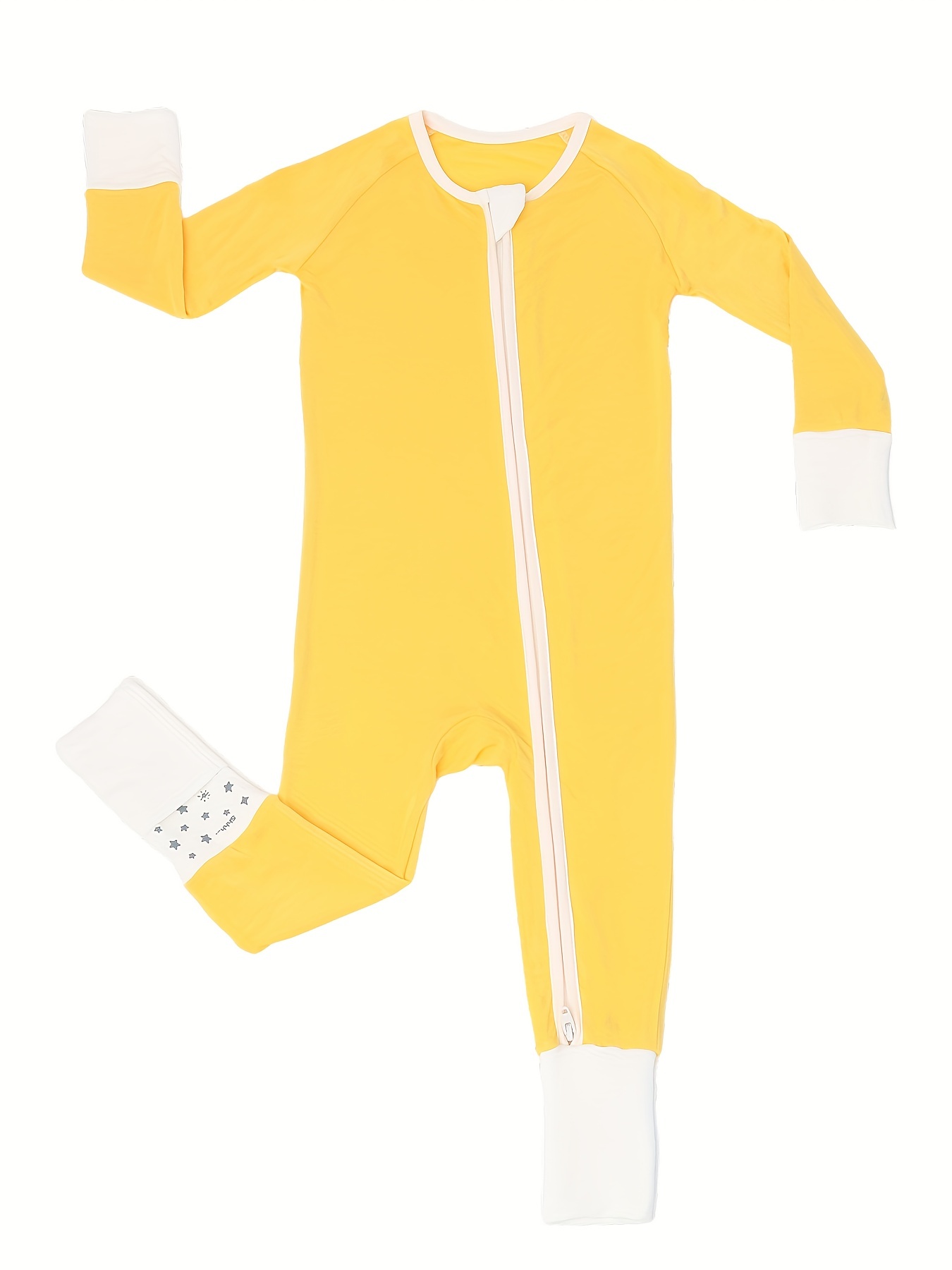 Baby Romper Bamboo Fiber Baby Boy Girl Clothes Newborn Zipper Footies  Jumpsuit Solid Long-Sleeve Baby Clothing 0-24M