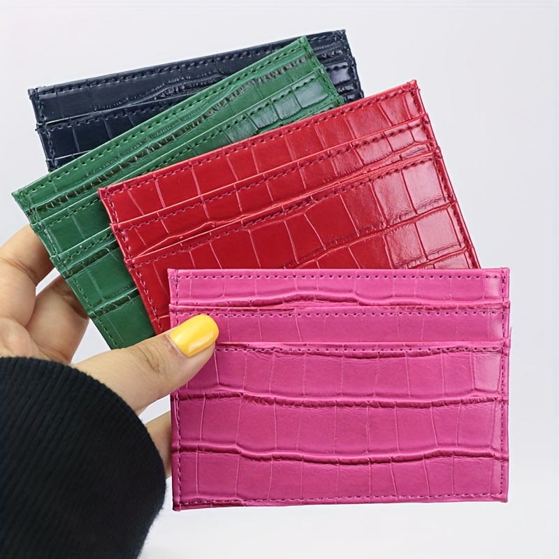 Crocodile Embossed Print Wallets for Women Women's 