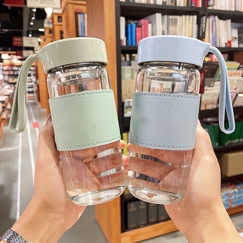 Zimtky Teeglas Heiße Hand hält den Topf transparentes Glas Teeware Mit  Filter