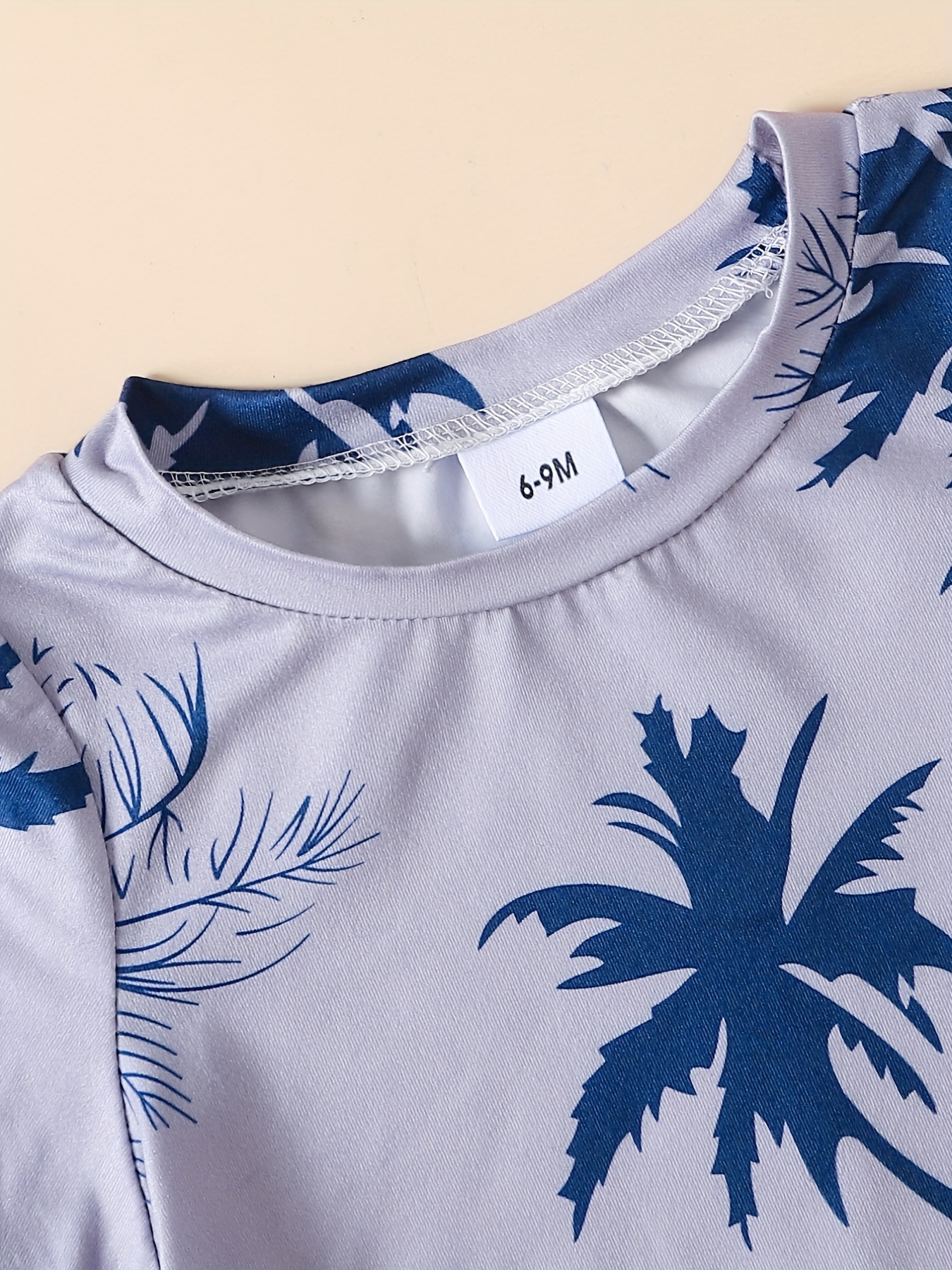 Baby Infant Boys Casual Coconut Tree Graphic Print T shirt - Temu