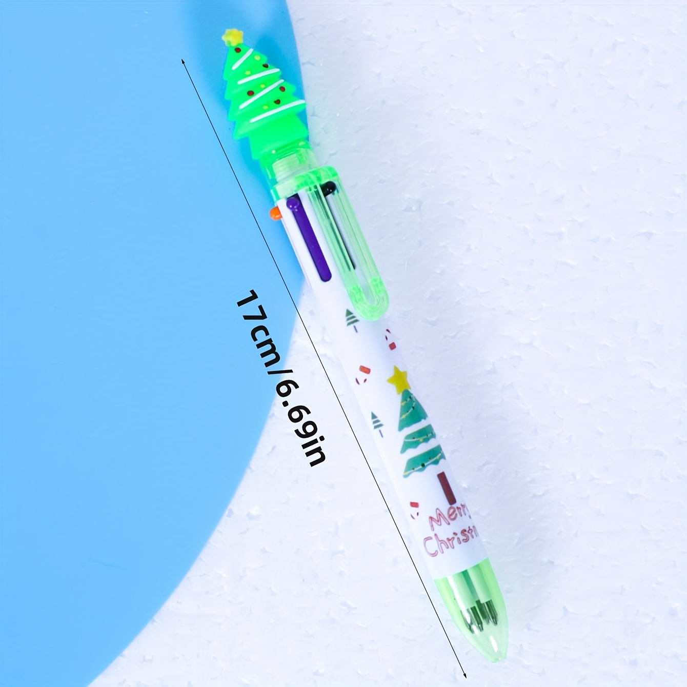 Christmas 6 color Ballpoint Pen Multi functional Marker - Temu