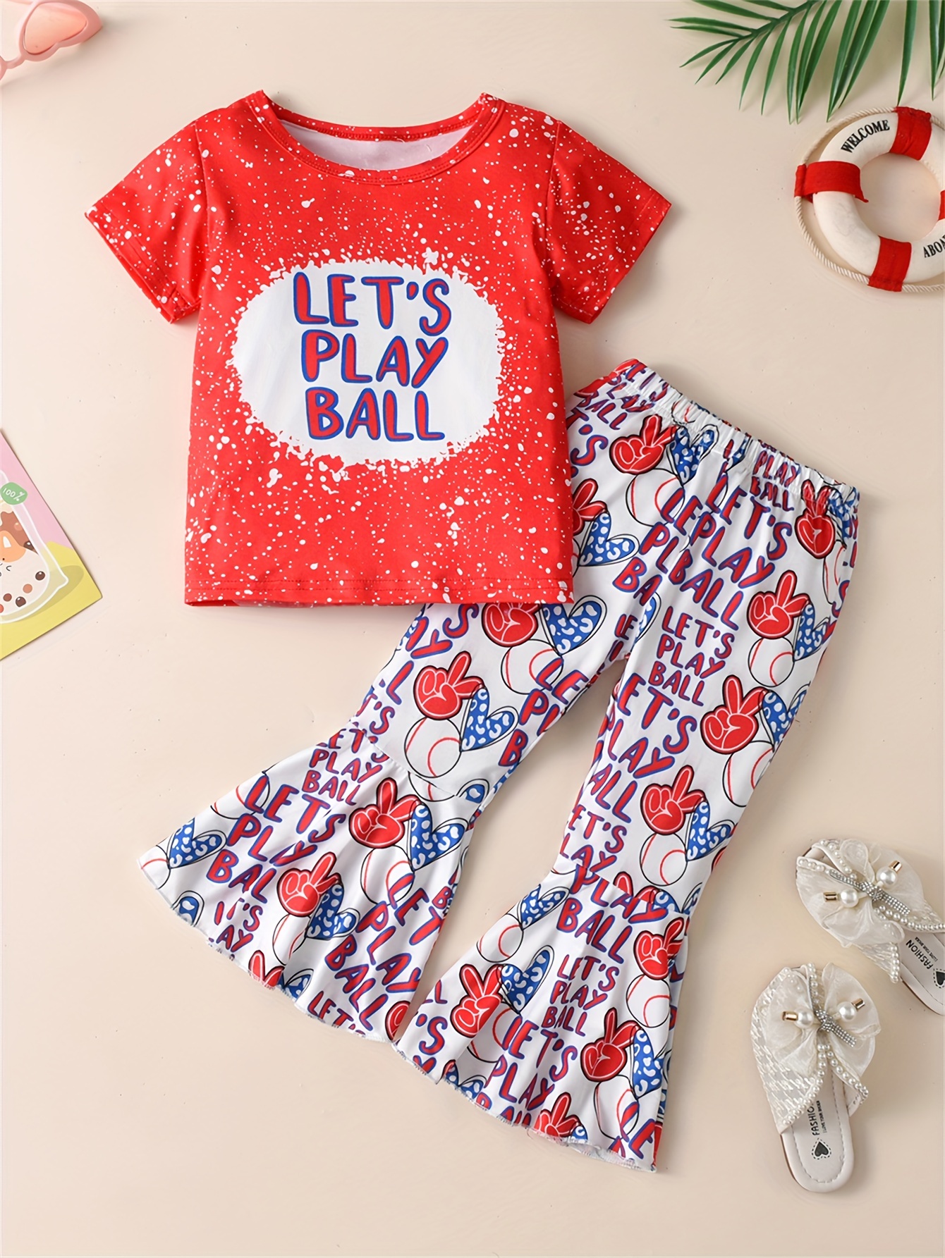 Baby Girl Baseball Outfit - Temu