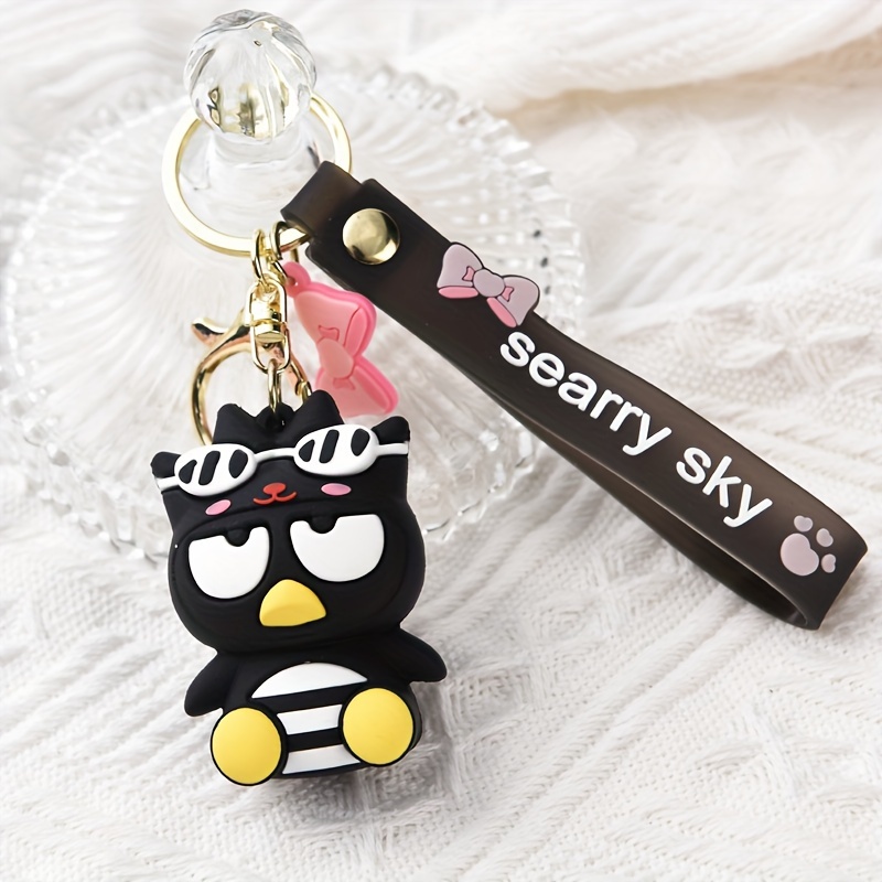 1pc Cute Kawaii Accessories Anime Keychain Adorable Keychain Keyring Key Purse Handbag, Tote Bag Car Charms,Temu