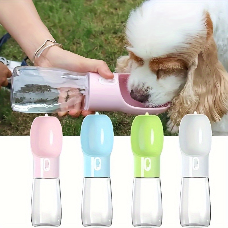 Botella de agua para perros – Dispensador de agua portátil a prueba de  fugas para cachorros con contenedor de alimentos para mascotas al aire  libre