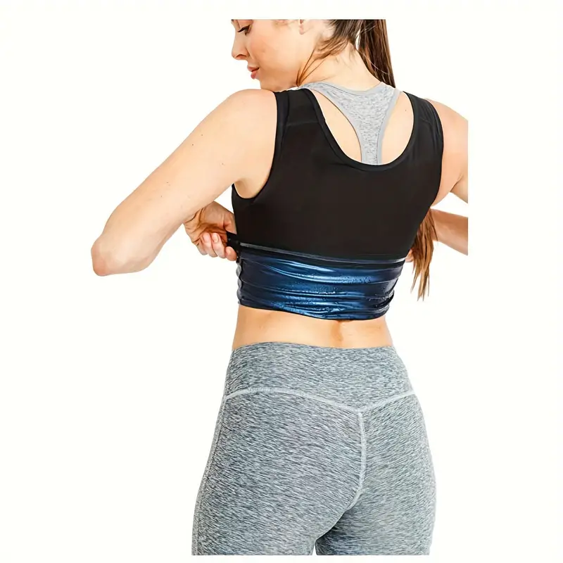 Women Men Hot Sweat Body Shaper Vest Yoga Tummy Control - Temu Canada