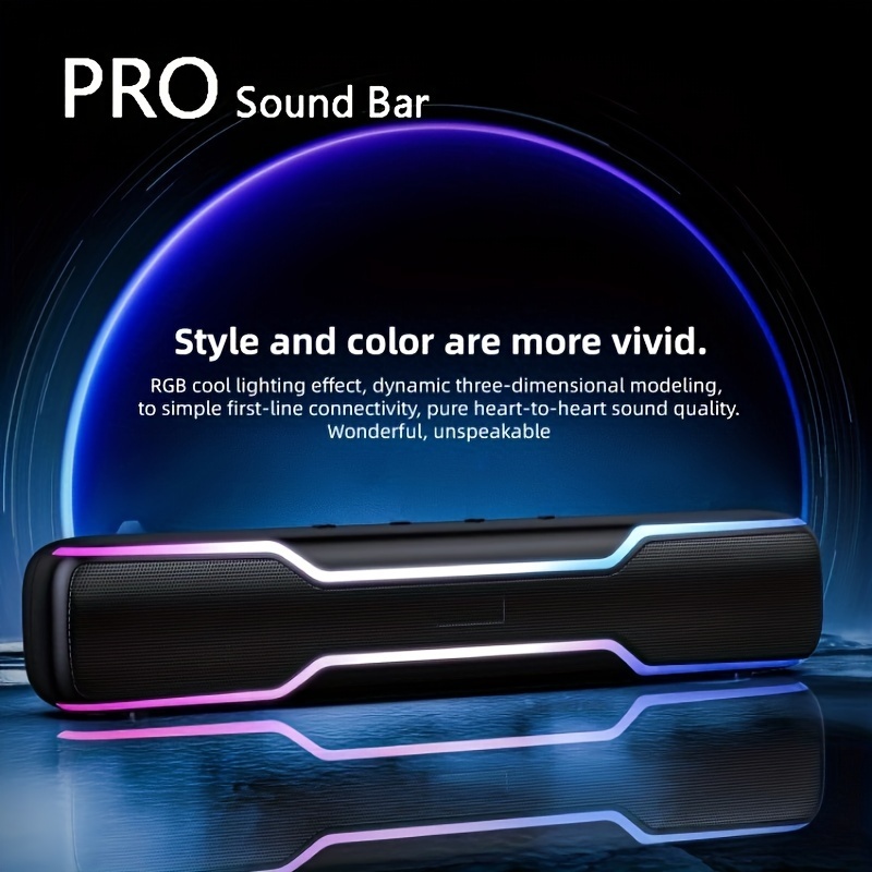 TV Sound Bar Subwoofer Reproductor De Música Con Cable E - Temu