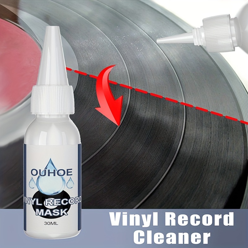 Limpiador de discos de vinilo para discos de vinilo LP, limpiador  antiestático para discos de vinilo LP