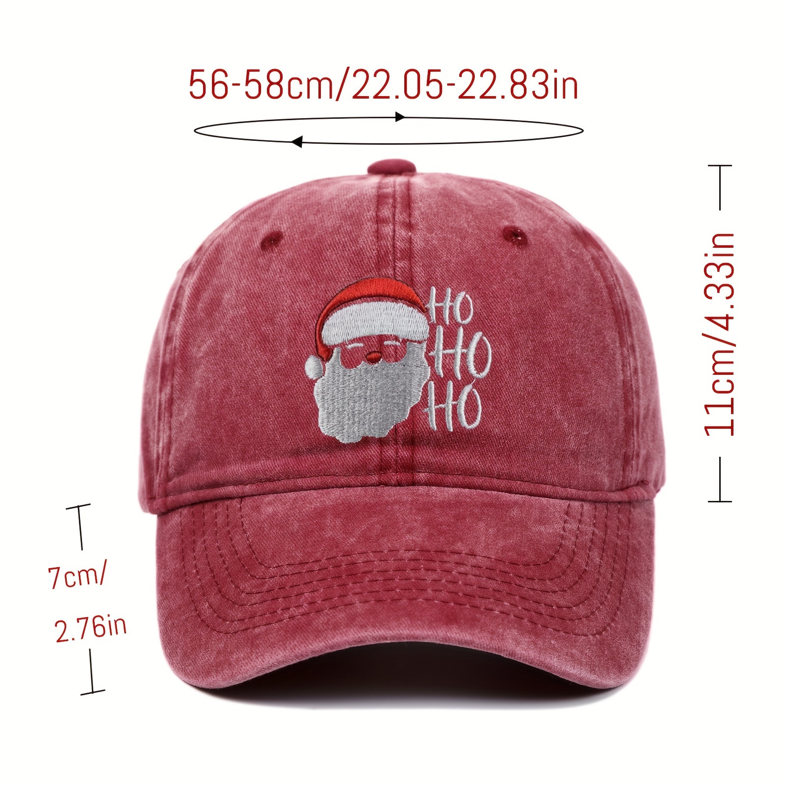 Santa baseball sales cap