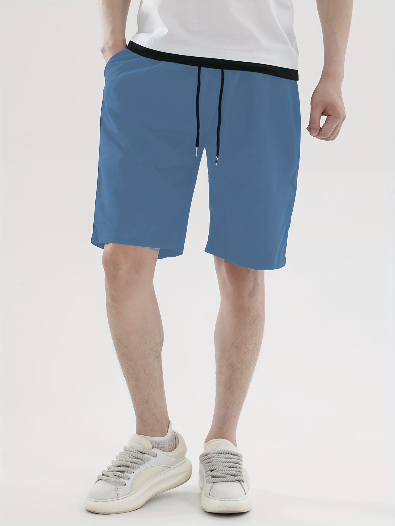 BLWOENS Pantalones cortos de moda casuales para hombres