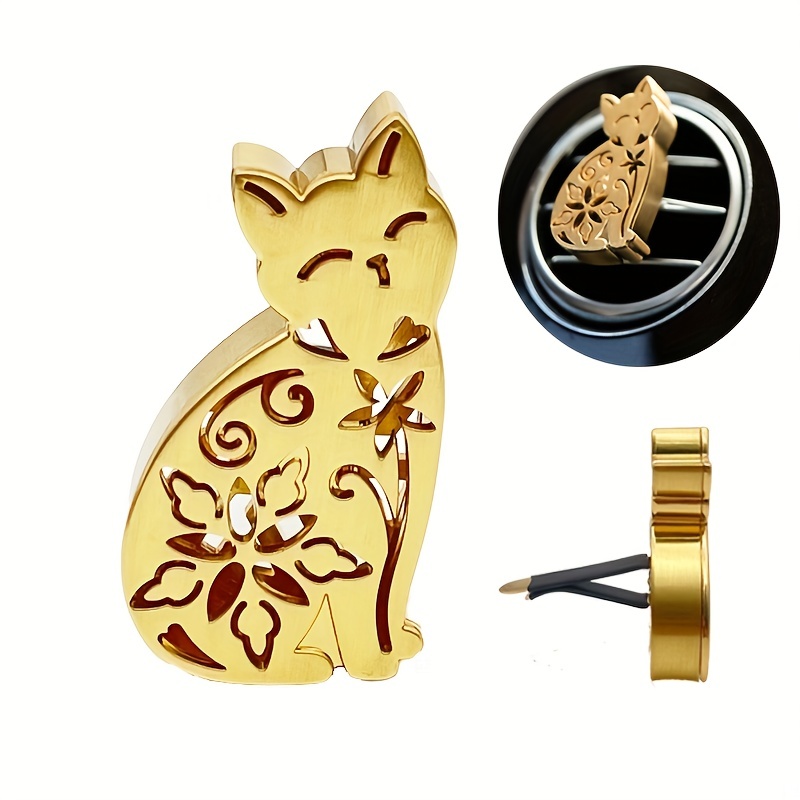 Car Cute Kittens Auto Outlet Air Freshener Clip Interior Air - Temu