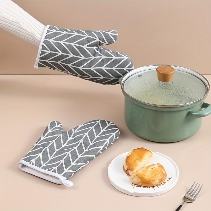 High Temp Leather Oven Gloves - TMB Baking