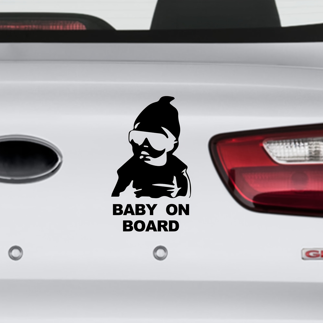 Car Sticker Baby On Board Funny Baby Car Vehicle Reflective - Temu