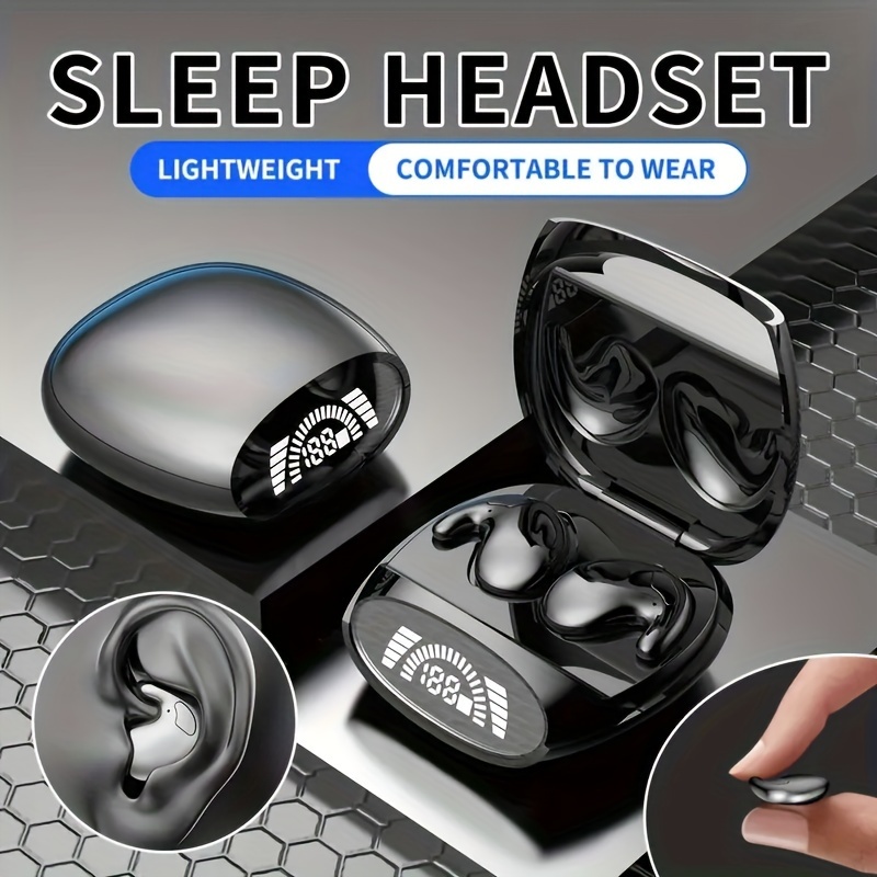 Perytong - Diadema con auriculares inalámbricos, Bluetooth, sonido estéreo,  ultra delgada, HD, perfecta para dormir, entrenar, trotar, yoga, insomnio
