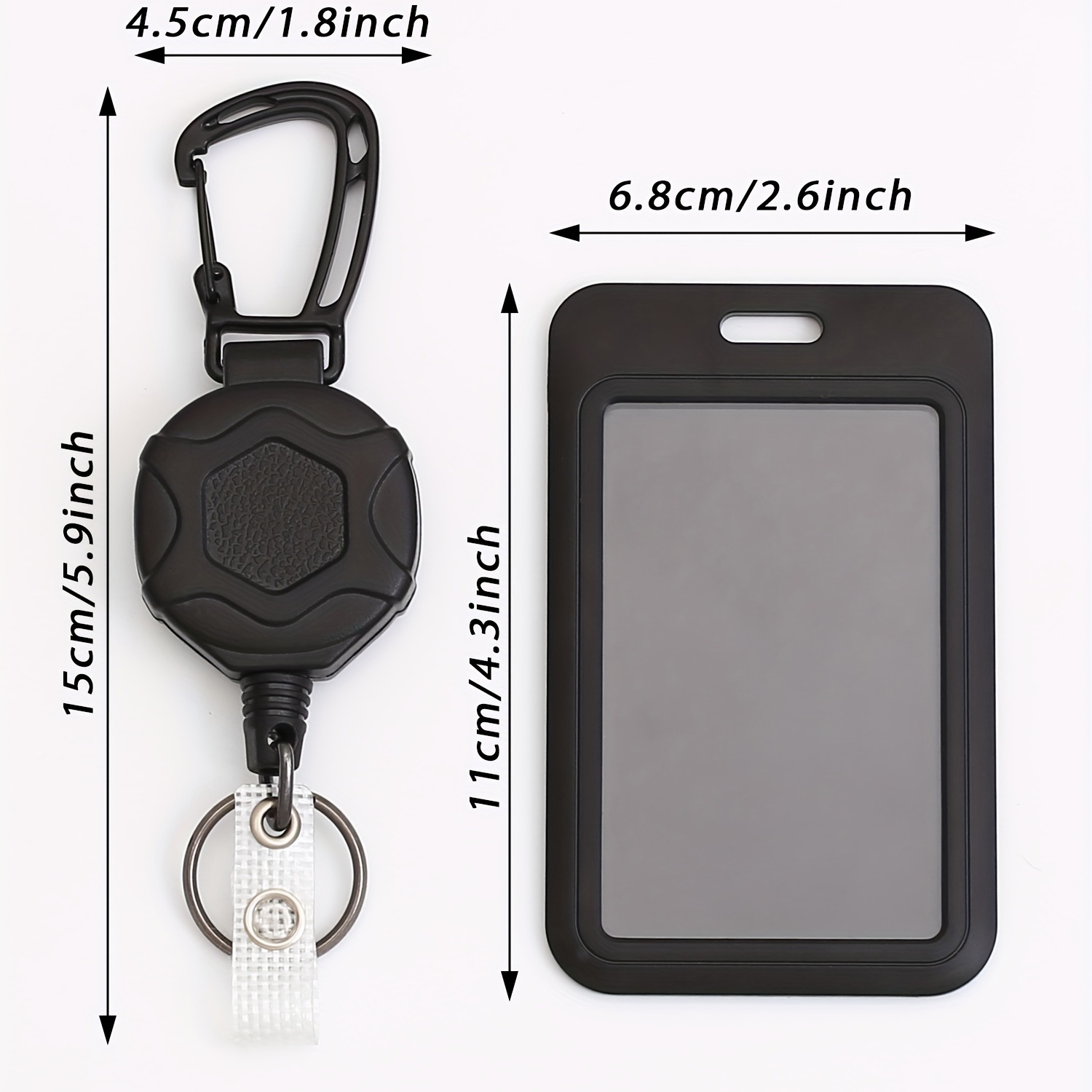 Super Cool Retractable Heavy Duty Badge Reels With Id Badge - Temu Germany