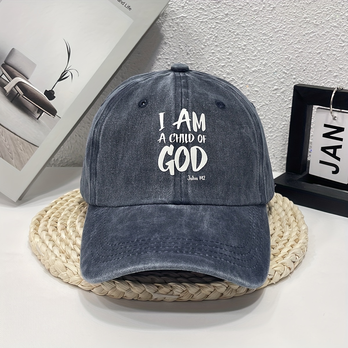 1pc letter Pattern Unisex Fashion Breathable Baseball Cap