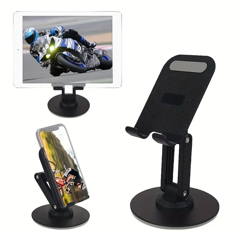 fully adjustable foldable cell phone stand, fully adjustable foldable cell phone stand desktop phone holder cradle dock compatible with iphone 15 14 13 12 11 pro xs xs max xr x 8 nintendo switch all phones details 4