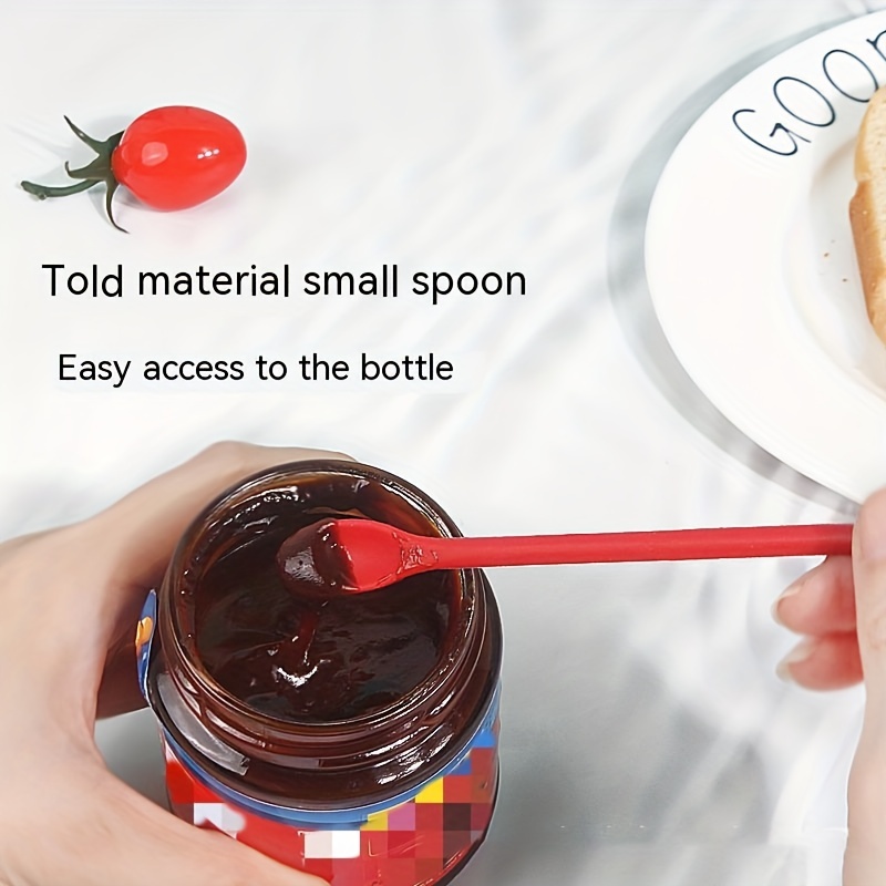 Mini Spatula Silicone, 6 PCS Jar Spatula Small Spatulas, Reusable  Double-ended Tiny Silicone Spoon Spatula for Kitchen and Beauty