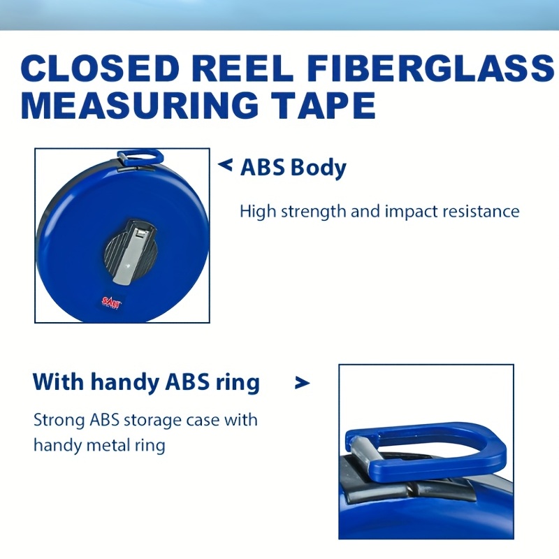 Fiberglass Measuring Tape, 20m, 0.45mm