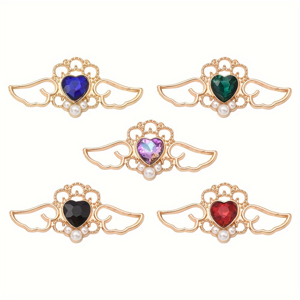 Wing Charms-Kit de fabricación de joyas para mujer, Pendientes