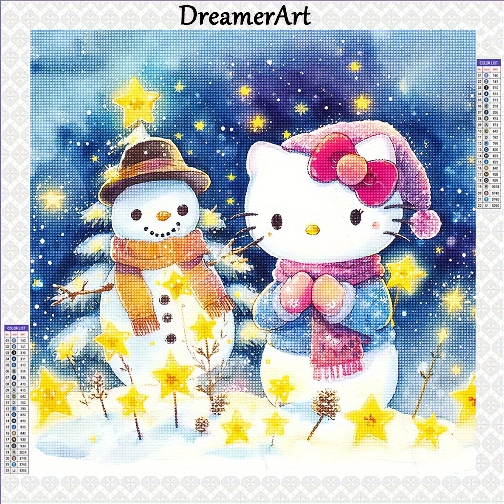 Hello Kitty Cartoon - 5D Diamond Painting 
