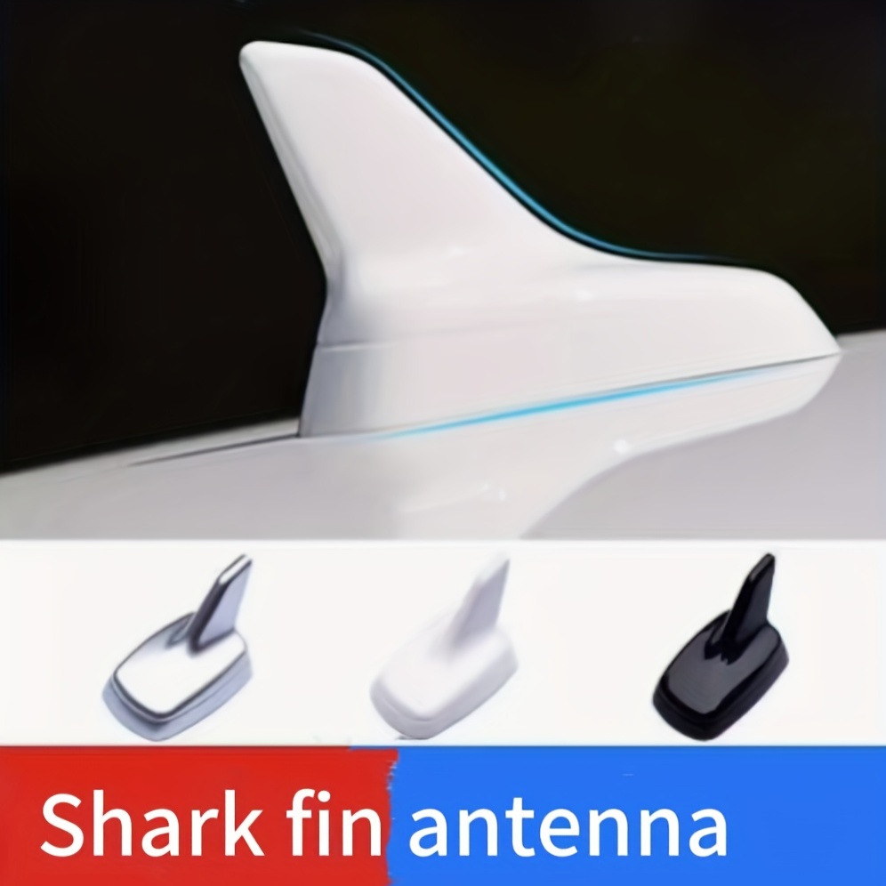 1pc Auto-Hai-Flossen-Antenne Klebende Dekorative Antenne Für Autos