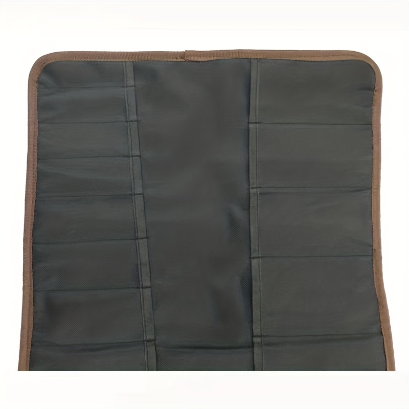 Pochette Multi-Rangements en Tissu Oxford Soft Touch, Design Compact - Noir  - Français