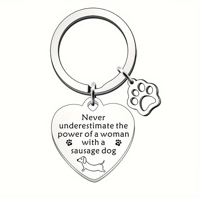  Dachshund Hot dog keychain Handmade charm food