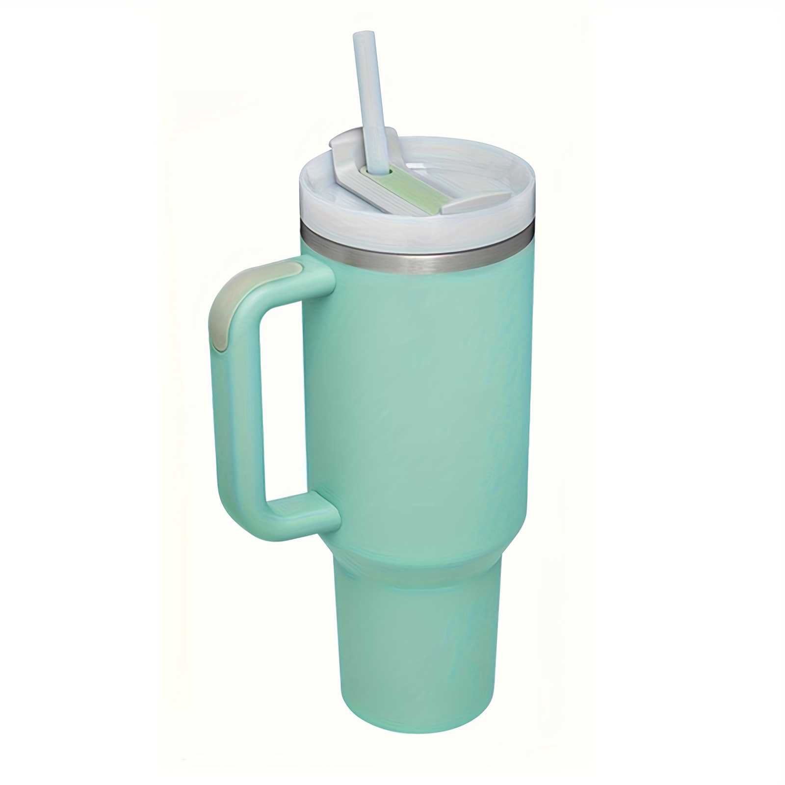 Stainless Steel Tumbler With Lid And Straw - Portable And