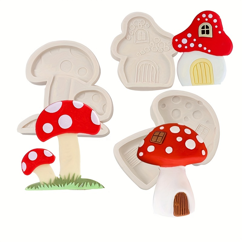 Moule en silicone aux champignons pour la décoration de gâteaux -   France