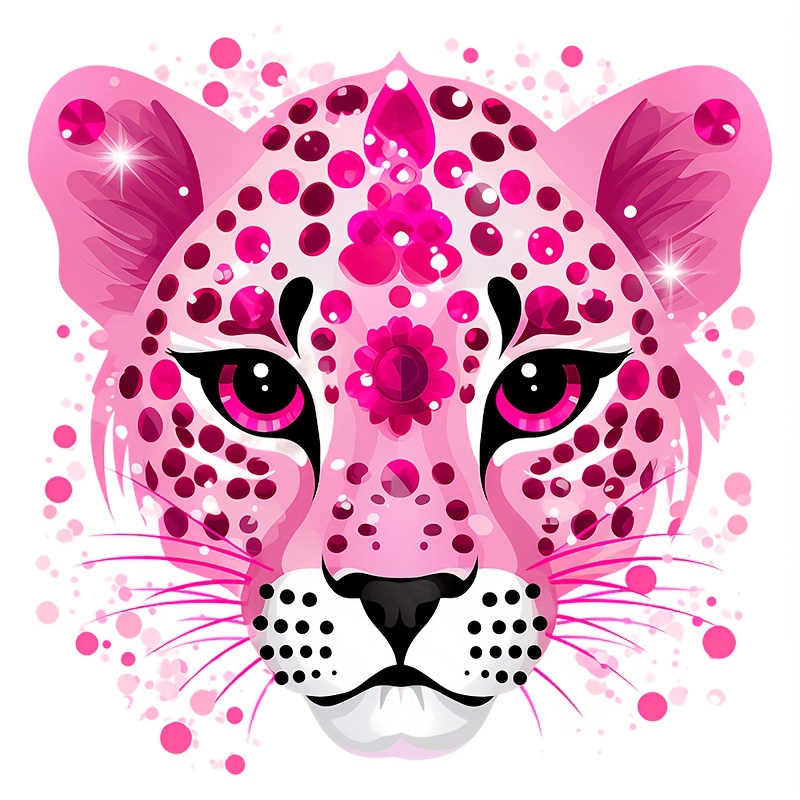 Pink Leopard Lips (DTF Transfer)